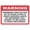 Warning Sign 4, variant on Warning Hot Works Permits Required Warning Security Outdoor Sign - 8"x12", Reflective, Weatherproof - Factory, Warehouse, Construction Site, Workshop