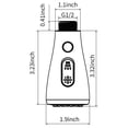 thumbnail image 4 of Faucet nozzle sink 3 function nozzle G1/2 pull-out nozzle nozzle suitable for kitchen faucet pull-down faucet replacement nozzle kitchen faucet sprayer nozzle, 4 of 8