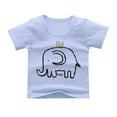 thumbnail image 4 of Toddler Boys Outfit Sets Cartoon Print Short Sleeve T Shirt Shorts Set Summer Children Clothing Outfits, 4 of 5