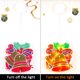 thumbnail image 5 of Adornos navideños Decoración de luces colgantes para ventanas, Adornos para árboles de Navidad Luces Adornos para ventanas con pilas para la fiesta de Navidad Vitrina Vitrina (Campanas) esquí esquí Gafas de esquí, 5 of 5