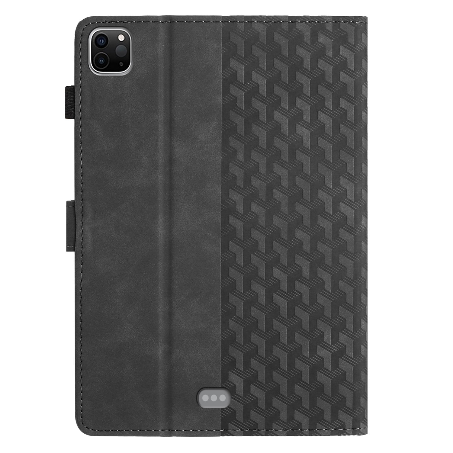 Allytechgroup Slim Case for Apple iPad Pro 11" M4 2024, Premium PU Leather Folio Flip Cover Stand Anti-Scratch Cards Slots Pencil Holder Smart Case Cover Auto Sleep Wake, Black