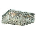 thumbnail image 1 of Elegant Lighting Maxime 14" 5 Light Royal Crystal Flush Mount, 1 of 3