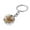 B, variant on Moocorvic 1PC Easter Bunny Time Gemstone Double-Sided Glass Ball Keychain Key Ring