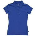 thumbnail image 2 of Lee Uniforms "Standard Fit" S/S Pique Polo (Junior Sizes S - 3XL) - royal blue, xl (Big Girls), 2 of 2