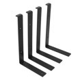 thumbnail image 2 of 4 Piezas Soporte De Estante En L Soporte De Estante De Hierro Soporte De Metal En Forma De L para El Hogar Cocina Oficina Garaje Baño 30 Cm / 11,8 Pulgadas, 2 of 10