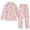 Pink-1, variant on Cotton Pajamas for Women Casual Long Sleeve Top with Long Pants Homewear Top and Long Pants Loungewear Pink,L