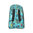 thumbnail image 3 of Hirioo Cartoon Monster Truck for Large Grid Mesh Pencil Case with Zipper Stationery Organizer Case, 3 of 7