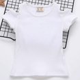 thumbnail image 1 of 2023-9 Month-4 Years Girls Cold Shoulder Tops T-shirt Tee Shirt, 1 of 2