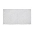 thumbnail image 2 of Vista Living Shag Rug Collection Solid Print Contemporary Area Rug, White, 2 of 5