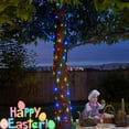 thumbnail image 6 of LINLIN 2Pack Solar Copper Wire String Lights, 8 Modes Copper Wire Lights, Waterproof Wire String Lights, Outdoor Wire Fairy Lights for Christmas Garden Yard Path Fence Tree Backyard, 6 of 8