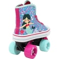 thumbnail image 4 of Lenexa Roller Skates for Girls - Pixie Mermaid Kids Quad Roller Skate - Indoor, Outdoor Children's Skate - Rollerskates Made for Kids - High Top Sneaker Style - for Beginners (Size Junior 11), 4 of 7