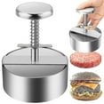 thumbnail image 3 of Homemiyn Burger Press, Premium Stainless Steel Hamburger Press, Adjustable Hamburger Patty Maker, 3 of 3