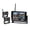 Monitor and 2Camera, variant on 7 Inch Car Monitor AHD Wireless DVR Display Vehicle Auto Screen Rear View Truck Monitors Reverse Backup Recorder Wifi Camera ,Flexible Double Bracket Installation