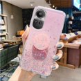 thumbnail image 1 of Para OPPO Reno 10 Pro + 8T A78 A98 A58 4G 5G Funda De Silicona Con Lentejuelas Transparente Y Redonda, 1 of 3