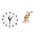 thumbnail image 1 of Reloj de pared con estatua de bailarina de ballet y bandeja de servicio, escultura de resina, obra decorativa para cocina, oficina, hogar y sala de es, 1 of 8