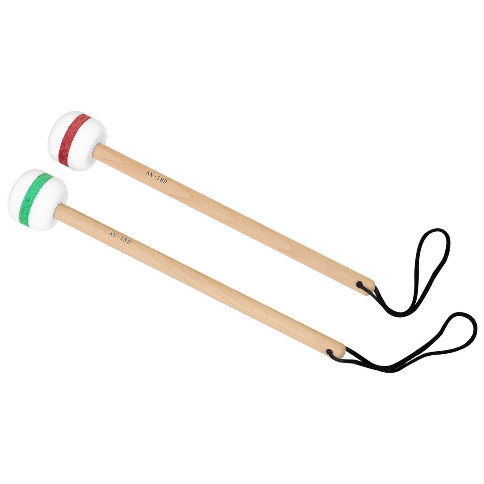 1. Professional Felt-Wood Drumsticks with Grip for Enhanced Control and Stage Durability