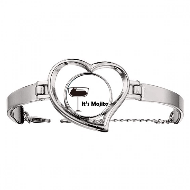 Mojito con su taza Pulsera pulsera de joyería en forma de corazón Unbranded M