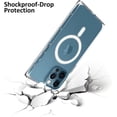thumbnail image 3 of Case for iPhone 12 Pro [Compatible with MagSafe] Hard PC Soft TPU Bumper Anti-Drop Anti-Scratch Shock Absorption Protective Slim Clear  Case for iPhone 12 Pro 6.1 Inch, 3 of 13