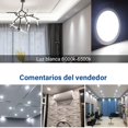 thumbnail image 2 of Paquete de 6 Lámparas de Techo LED, 15W Lámpara Interior Empotrado Techo, 6500K Luz de Techo LED Sobreponer Spot, Diseño Ajustable, Plafón techo LED Redondo para el Dormitorio, Sala de Estar,Comedor, 2 of 7