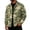 Army Green, variant on Mens Corduroy Jacket Loose Fit Casual Shirt Jacket Turn Down Collar Long Sleeve Button Front Camouflage Print Outerwear Purple 3XL