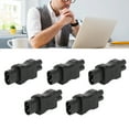 thumbnail image 1 of Power Adapter, 5pcs 2 Pin 10A 250V Black IEC320 C8 To IEC320 C7 Power Converter  for Computer for Server Room, 1 of 7