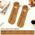 thumbnail image 2 of Funny Highland Cow Fuzzy Socks for Women and Teen Girls - Cute Birthday Gifts for Mom Girlfriend Slipper 3D Animal Bed Warm Cozy Fuzzy Socks for Winter -Gifts Ideas for Christmas Stocking, 2 of 7