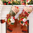 thumbnail image 5 of Christmas Stockings 16.5In Large Santa/Snowman Riding Deer Xmas Stockings Decorations Hanging Christmas Tree Decor for Family Holiday Xmas Decor, 5 of 7