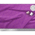 thumbnail image 2 of Soimoi Purple Silk Fabric Poker Card Symbol Print Fabric by the Yard 42 Inch Wide, 2 of 3