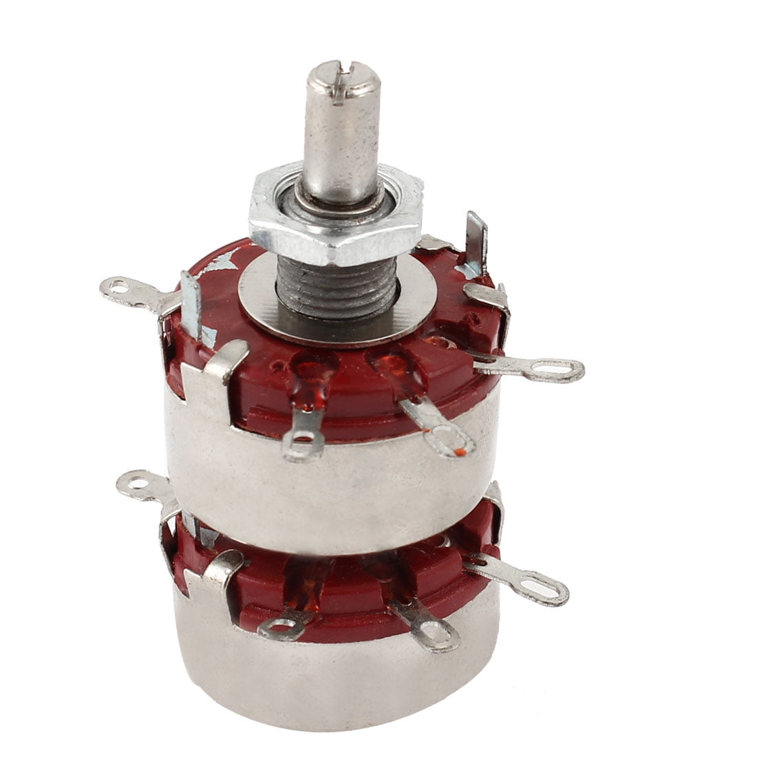 WTH118 Linear Taper Dual Gang 100K Ohm 2W Watt Carbon Potentiometer