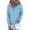 Light Blue, variant on jjayotai Sweatshirt for Women, 2024 Hooded Button Collar Drawstring Hoodies Pullover Casual Long Sleeve Comfy Loose Tops