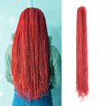 thumbnail image 3 of Trenzas Zizi sintéticas largas y rizadas, trenzas de caja finas de ganchillo, cabello trenzado sintético de 24 pulgadas, trenzas de ganchillo Freetress, 3 of 5