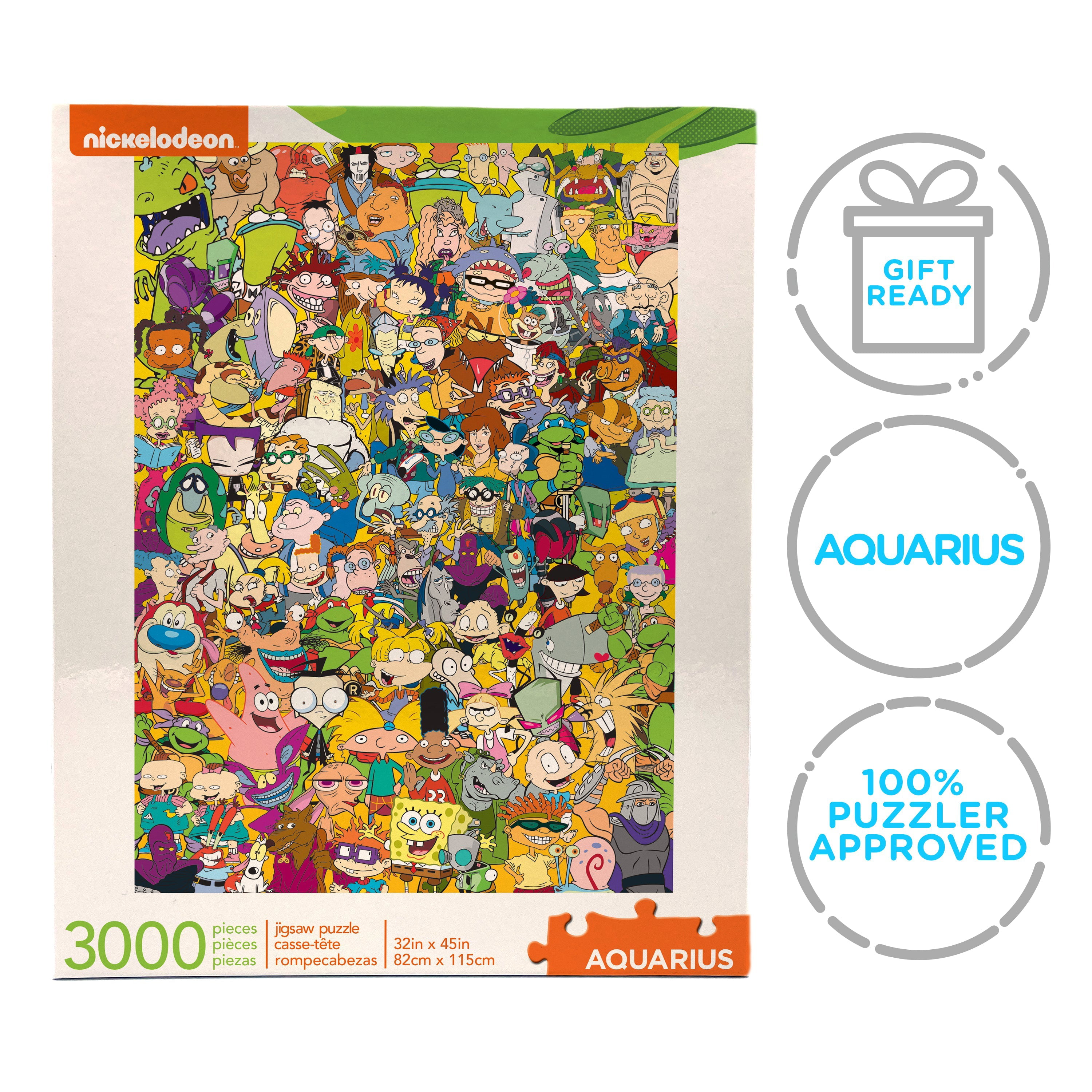 AQUARIUS Nickelodeon Cast 3000-Piece Jigsaw Puzzle Walmart.com