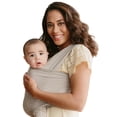 thumbnail image 1 of Portabebés Solly, para recién nacidos y niños pequeños de 8 a 25 libras, tela suave y liviana, reduce el llanto del bebé y aumenta la conexión, esencial para el posparto, regalos para la nueva mamá, i, 1 of 5