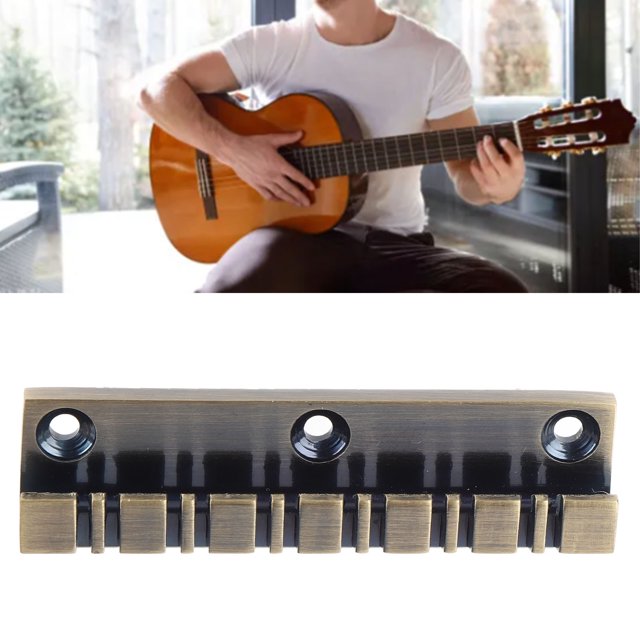 Puente De Guitarra Eléctrica, Reemplazo De Puente De Guitarra Fácil De Instalar De 12 Cuerdas Ajustable Para EPI