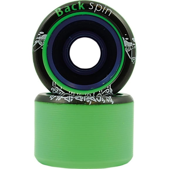 Vanilla Backspin Scribble Skate Wheels - 91A Vanilla Quad Skate Wheels
