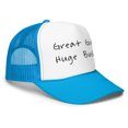 thumbnail image 3 of Great Girl, Huge Bush Foam Trucker Hat (Blue / White / Blue), 3 of 3