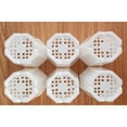 thumbnail image 4 of WHAMVOX  10 Pcs Octagonal Flower Pot Container Plant White Planter Succulent Planters, 4 of 8