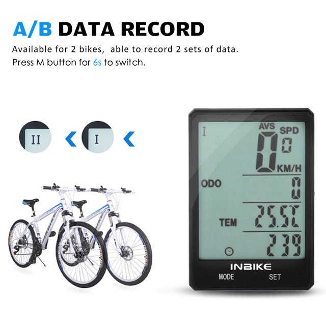INBIKE Bike Speedometer,2.8 Inch Bike Rainproof Stopwatch Display Computer Rainproof Stopwatch Inch Bike Computer Mewmewcat Buzhi Siuke Eryue