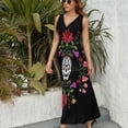 thumbnail image 6 of Sugar Skull Sleeveless Dress Summer Women Clothes Dress for Pregnant Women Dresses, 6 of 9
