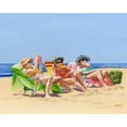 thumbnail image 2 of Miller, Dianne 24x20 White Modern Wood Framed Museum Art Print Titled - Beach Vacation I, 2 of 4