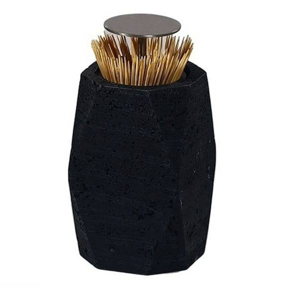 Pop up Toothpick Dispenser, Press up Automatic Toothpick Holder for Kitchen, Living Room, Bedroom