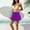 Purple, variant on Baqcunre Swim Pants, Women's High Waisted Swim Skirt with Pocket Tummy Tankini Swimsuit Bathing Suit Bottoms for Women Light Blue M