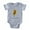 Heather Gray, variant on CafePress - FIN Pomeranian Good - Cute Infant Baby Football Bodysuit