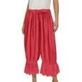 thumbnail image 4 of Woman Pants Wide Leg Straight Baggy Pants Capri Pants Women Casual Comfy Dress Pants Women Outfits, 4 of 4