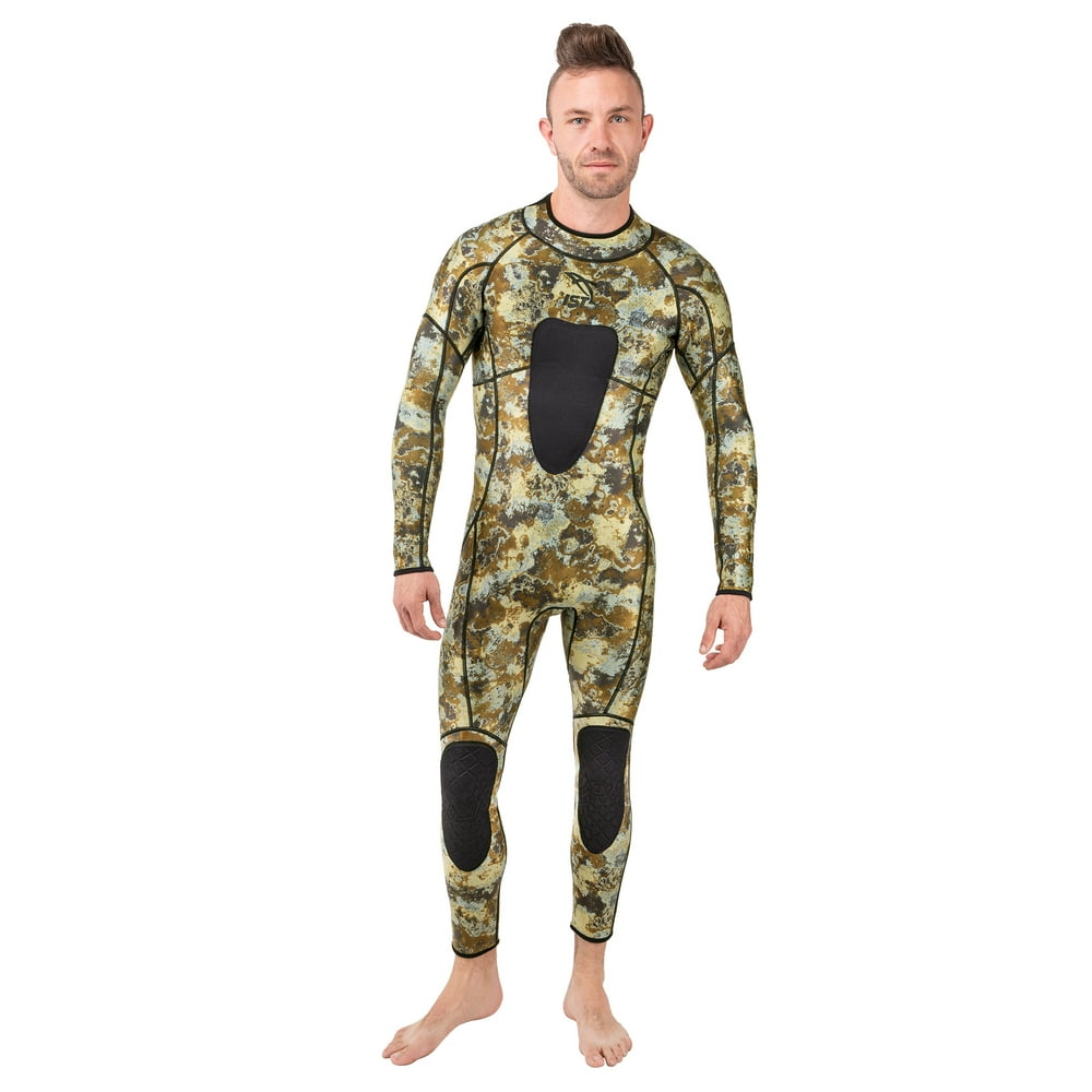 IST 3mm Camo Spearfishing Wetsuit Camouflage Neoprene Suit With