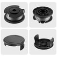 thumbnail image 4 of Carrete de repuesto para cortadora de hilo, para carrete de alimentación automática, color negro, 4 of 5