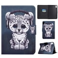 thumbnail image 1 of Dteck Patterned Case for iPad 10th Generation 10.9 inch 2022,Magnetic PU Leather Smart Card Pocket Case Hybrid Silicone Kickstand Cover,Leopard, 1 of 7