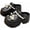 Black, variant on Women's DIY Platform Clogs Slip On Slides Shoes Beach Sandals Gardener Clog Hight Heels(3.2 in) Mule Slippers Garden Shoes-USA