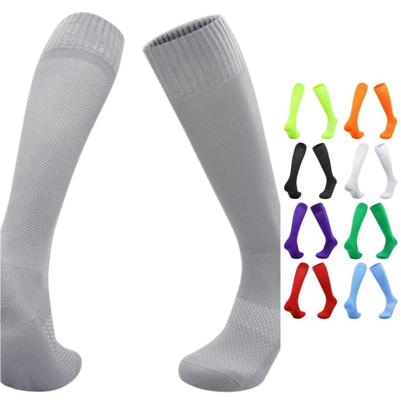 LIUYUNNN Thigh High Garter Belt Tights Youth Socks Long Compression Stockings Wicking Athletic Crew Socks For Boys And Girls Sports Team Training, One Size