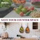 thumbnail image 5 of Twine Onion Basket Hanging for Pantry, Potato Garlic Onion Pantry Storage Baskets, Boho Wall Baskets 4Pcs, 5 of 5